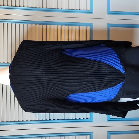 Ana Couture Open Front Colorblock Cardigan - Picture 9 of 14